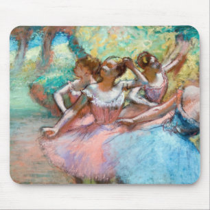 Tapis De Souris Edgar Degas - Quatre ballerines sur scène