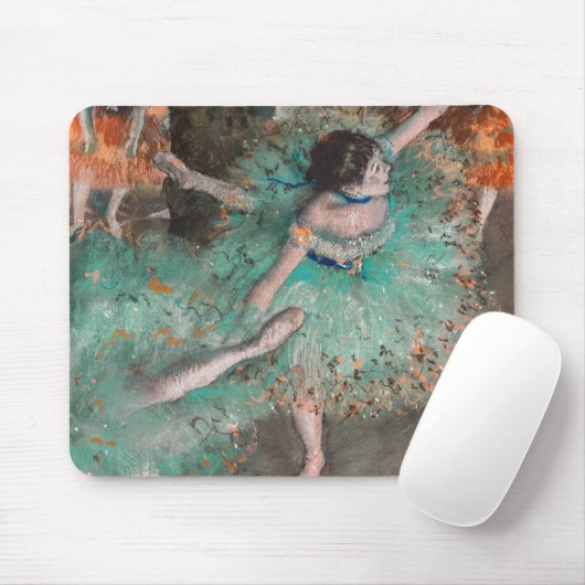 Tapis De Souris Edgar Degas - Swaying Dancer / Danseuse en vert (Avec souris)