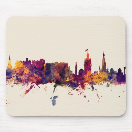 Tapis De Souris Édimbourg Scotland Skyline (Devant)