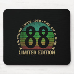 Tapis De Souris Édition limitée 88 ans vintage 1938 88e anniversai