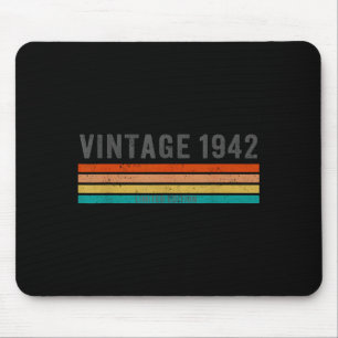 Tapis De Souris Édition limitée Vintage 1942 - Cadeau d'anniversai