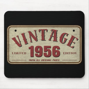 Tapis De Souris Édition limitée vintage 1956 avec toutes les pièce