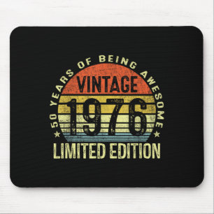 Tapis De Souris Édition limitée Vintage 1976 50 ans 50e anniversai