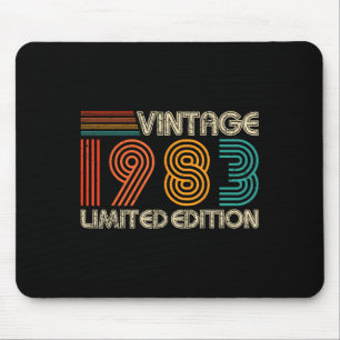 Tapis De Souris Édition limitée vintage 1983 Clic 1983 Hommes Femm