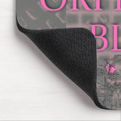 Tapis De Souris Édition orpheline florale de Noir-Alison (Coin)