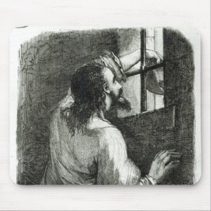 Tapis De Souris Edmond Dantes emprisonné dans le d'If de château