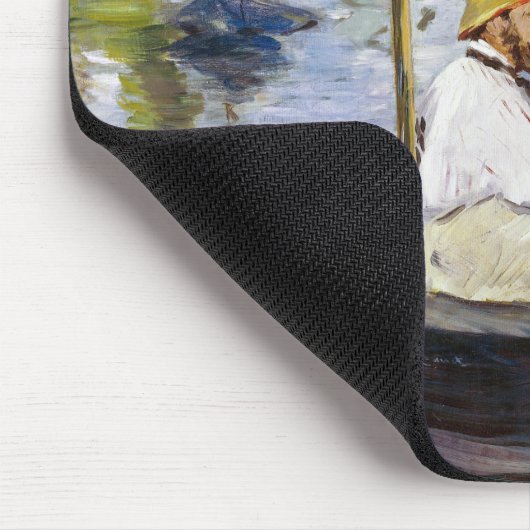 Tapis De Souris Edouard Manet - Monet dans son Studio Boat (Coin)