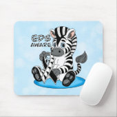 Tapis De Souris EDS Sensibilisation Zebra Ribbon (Avec souris)
