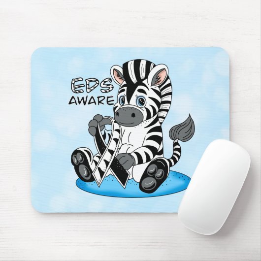 Tapis De Souris EDS Sensibilisation Zebra Ribbon (Avec souris)