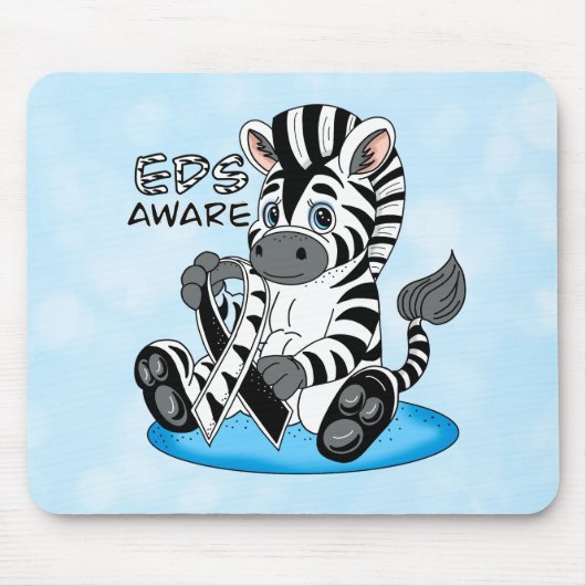 Tapis De Souris EDS Sensibilisation Zebra Ribbon (Devant)