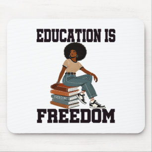 Tapis De Souris Éducation du Mois de l'histoire des Noirs Est la L