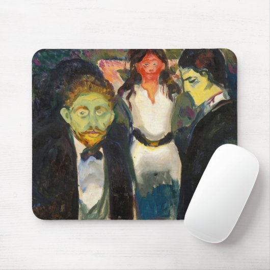 Tapis De Souris Edvard Munch - Jealousy (Avec souris)