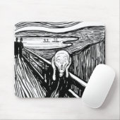 Tapis De Souris Edvard Munch - La lithographie de cri (Avec souris)