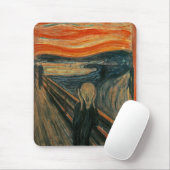 Tapis De Souris Edvard Munch Peinture The Scream (Skrik) 1893 (Avec souris)