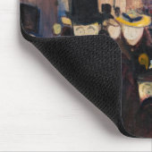 Tapis De Souris Edvard Munch - Soirée sur Karl Johan Street (Coin)