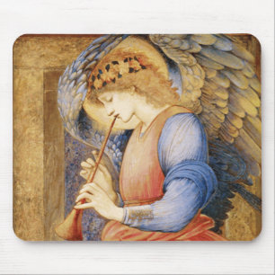 Tapis De Souris Edward Burne-Jones - un ange jouant un flageolet