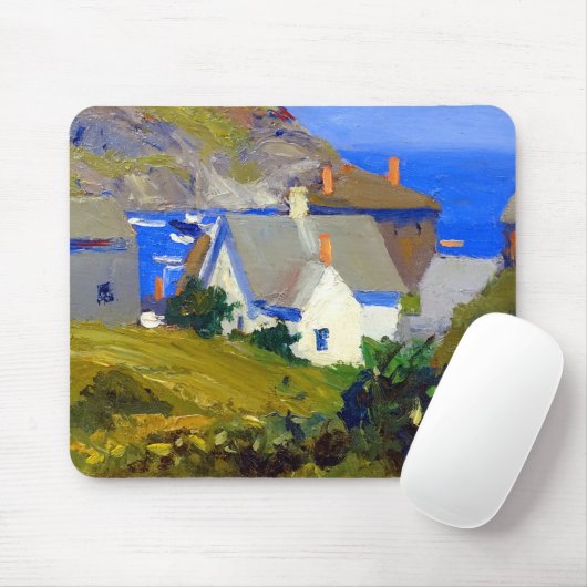 Tapis De Souris Edward Hopper Maisons Monhegan (Avec souris)
