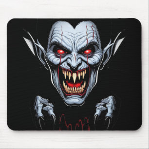 Tapis De Souris Eerie Vampire Face Mousepad
