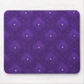 Tapis De Souris Effacer les cristaux sur l'Arrière - plan pourpre  (Devant)