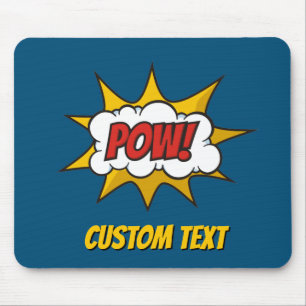 Tapis De Souris Effet audio comique Pow