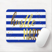 Tapis De Souris Effet dur Mousepad de feuille d'or de hâte (Avec souris)