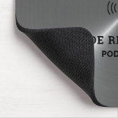 Tapis De Souris Effet métal argenté, Podcaster, Podcast (Coin)