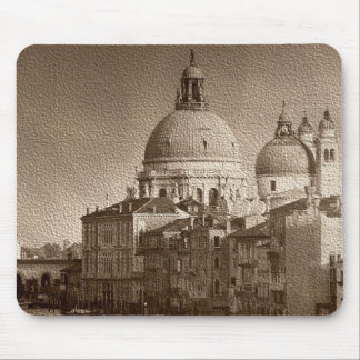 Tapis De Souris Effet Papier Sepia Venise Grand Canal