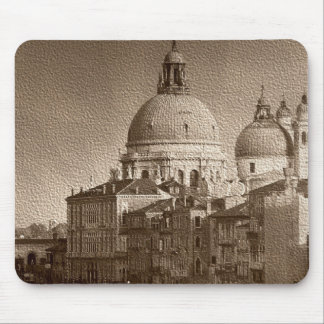 Tapis De Souris Effet Papier Sepia Venise Grand Canal