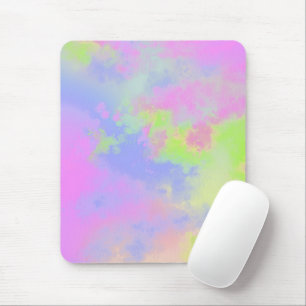 Tapis De Souris Effet Peinture arc-en-ciel