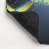 Tapis De Souris Effets lumineux cool musique notes tourbillons de (Coin)