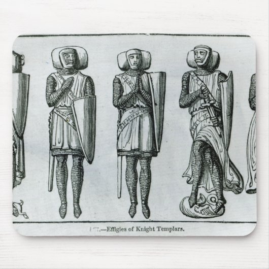 Tapis De Souris Effigies de chevalier Templars (Devant)