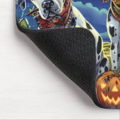 Tapis De Souris Éffrayant d'Halloween dalmate (Coin)