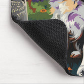 Tapis De Souris Éffrayant Springer Spaniel Halloween Witch Citroui (Coin)