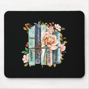 Tapis De Souris Egalité des droits Livre Flower Anti Trump Feminis