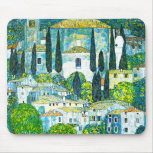 Tapis De Souris Église à Cassone Gustav Klimt