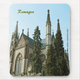 Tapis De Souris Eglise Apollinaris à Remagen, Allemagne