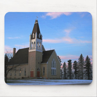 Tapis De Souris Église Mousepad de pays