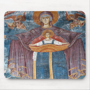 Tapis De Souris Église orthodoxe serbe, et un site de l'UNESCO,