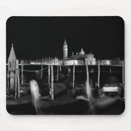 Tapis De Souris Église San Giorgio Maggiore, gondolas à Venise (Devant)