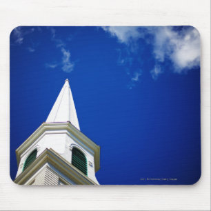 Tapis De Souris Église Steeple de la Nouvelle Angleterre avec un