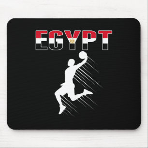 Tapis De Souris Égypte Bysketbyll Fans Jersey - Drapeau égyptien C