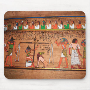 Tapis De Souris Égypte-Hiéroglyphes Souris