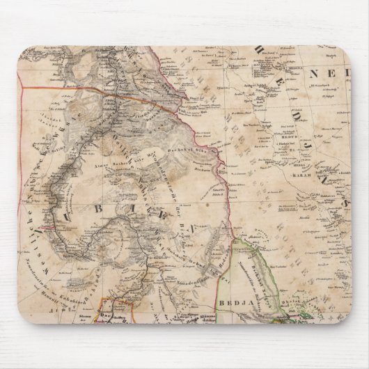 Tapis De Souris Égypte, Soudan, Afrique (Devant)