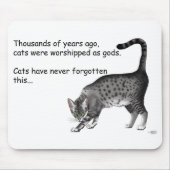 Tapis De Souris Egyptian Grey Tabby (Devant)