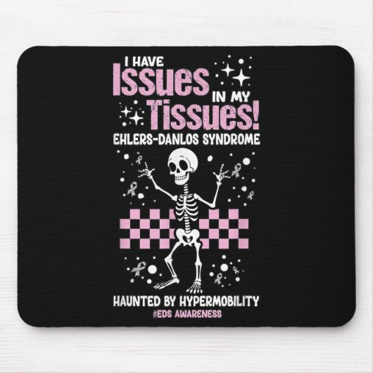 Tapis De Souris Ehlers-danlos Sensibilisation Skeleton Problèmes D (Devant)