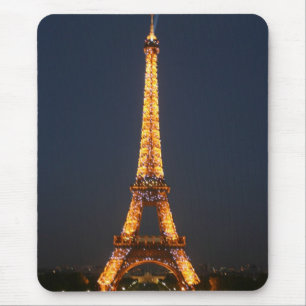 Tapis De Souris Eiffel la nuit