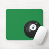 Tapis De Souris Eight Ball On Green (Avec souris)