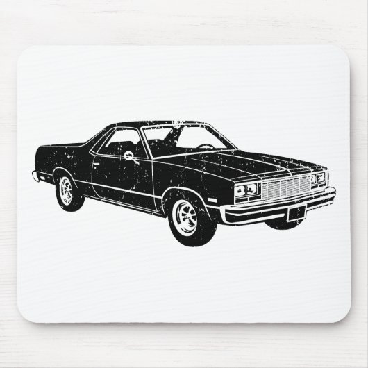 Tapis De Souris EL 1977 de Chevrolet Camino (Devant)