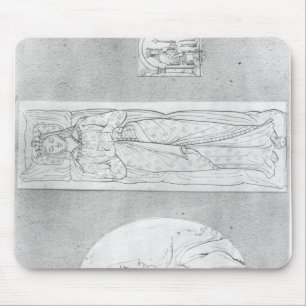 Tapis De Souris Eleanor de l'Aquitaine : Portrait dans le profil