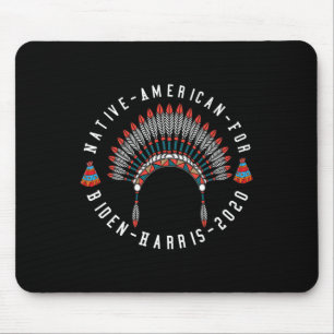 Tapis De Souris Électeurs Amérindiens Pour Biden-harris Anti-Trump